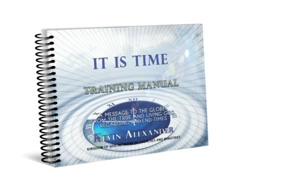 A book cover with the words " it is time training manual ".